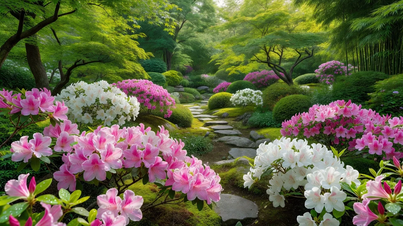 躑躅の花