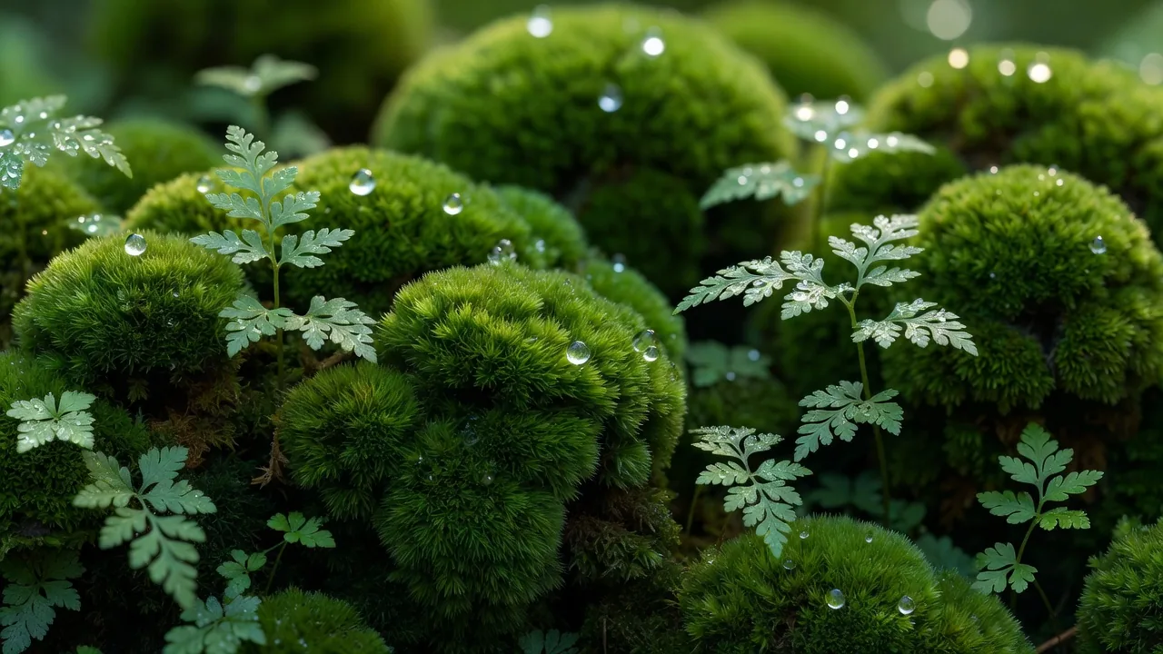 鉢植えの苔玉